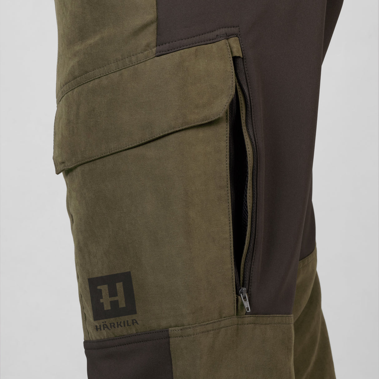 Härkila Scandinavian Bukser - Herre - Willow Green/Deep Brown 32"