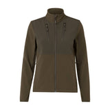 Härkila Scandinavian Soffshell Jakke Dame - Willow Green/Shadow Brown