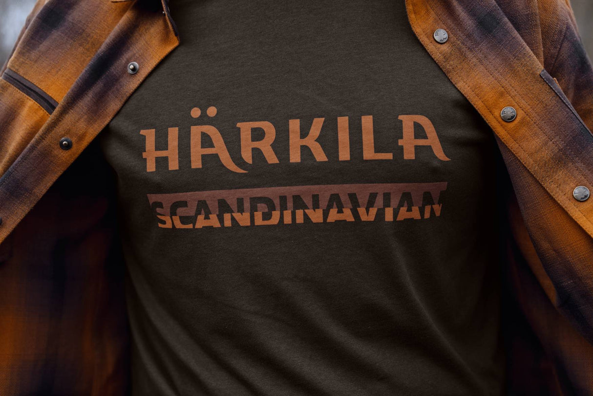 Härkila Scandinavian S/S T-Shirt Herre - Shadow Brown
