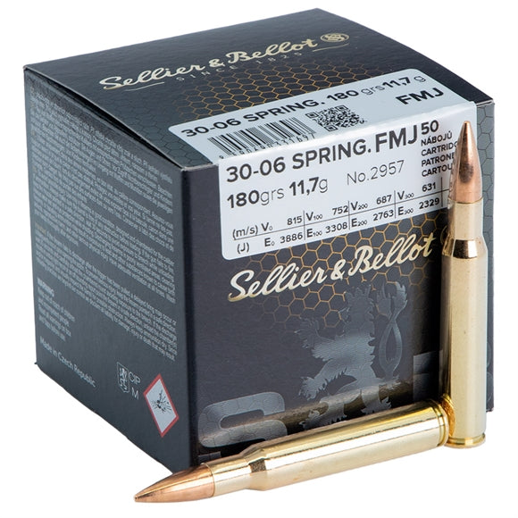 Sellier & Bellot Træningspatroner - Kal. 30-06 Sprg.