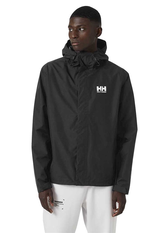 Helly Hansen Seven J Regnjakke - Herre - Sort