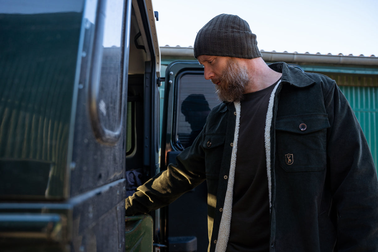 Deerhunter Sherpa Lined Coudury Jakke - Herre - Timber