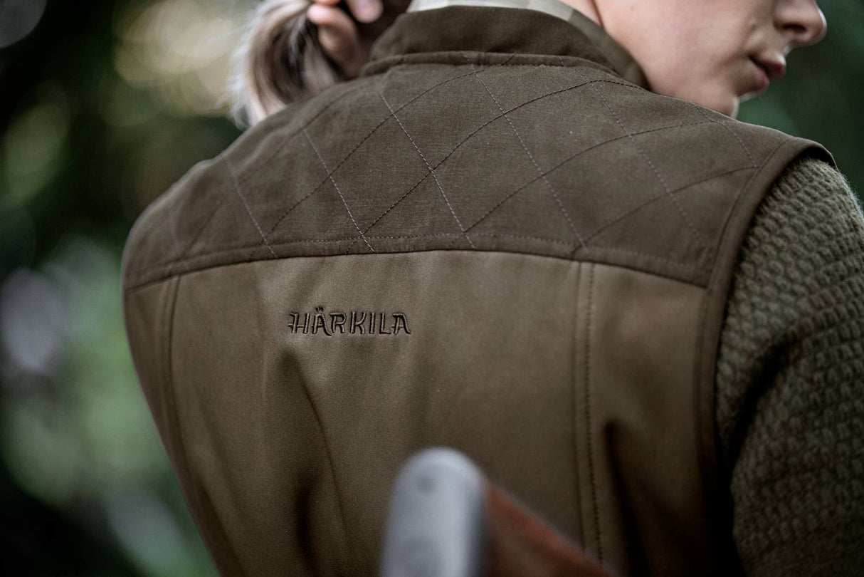 Härkila Skye Skydevest Dame - Willow Green/Shadow Brown
