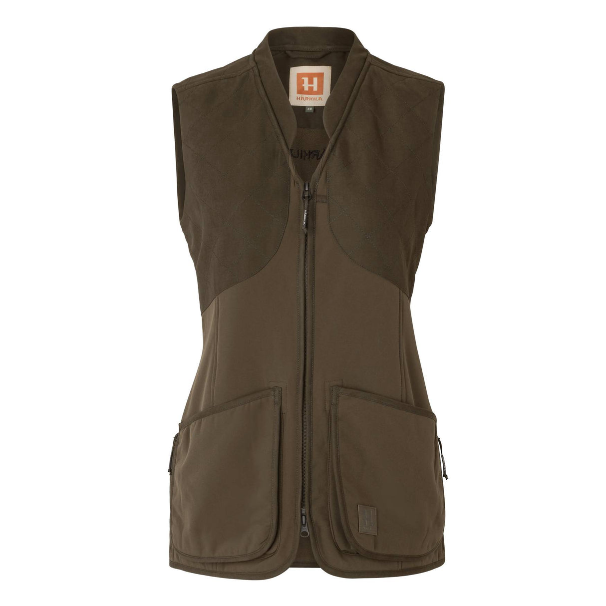 Härkila Skye Skydevest Dame - Willow Green/Shadow Brown