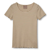 Kopenhaken Soft Stripe T-Shirt - Dame - Savannah Tan