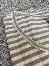 Kopenhaken Soft Stripe T-Shirt - Dame - Savannah Tan