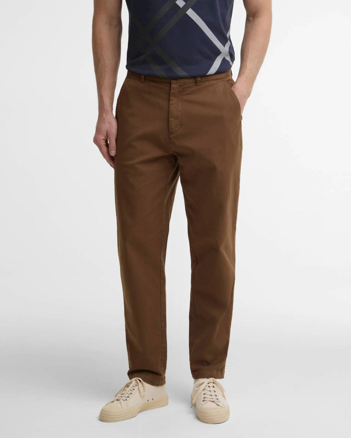 Barbour Stretch Cord Tailored Fløjlsbuks - Herre - Dark Sand