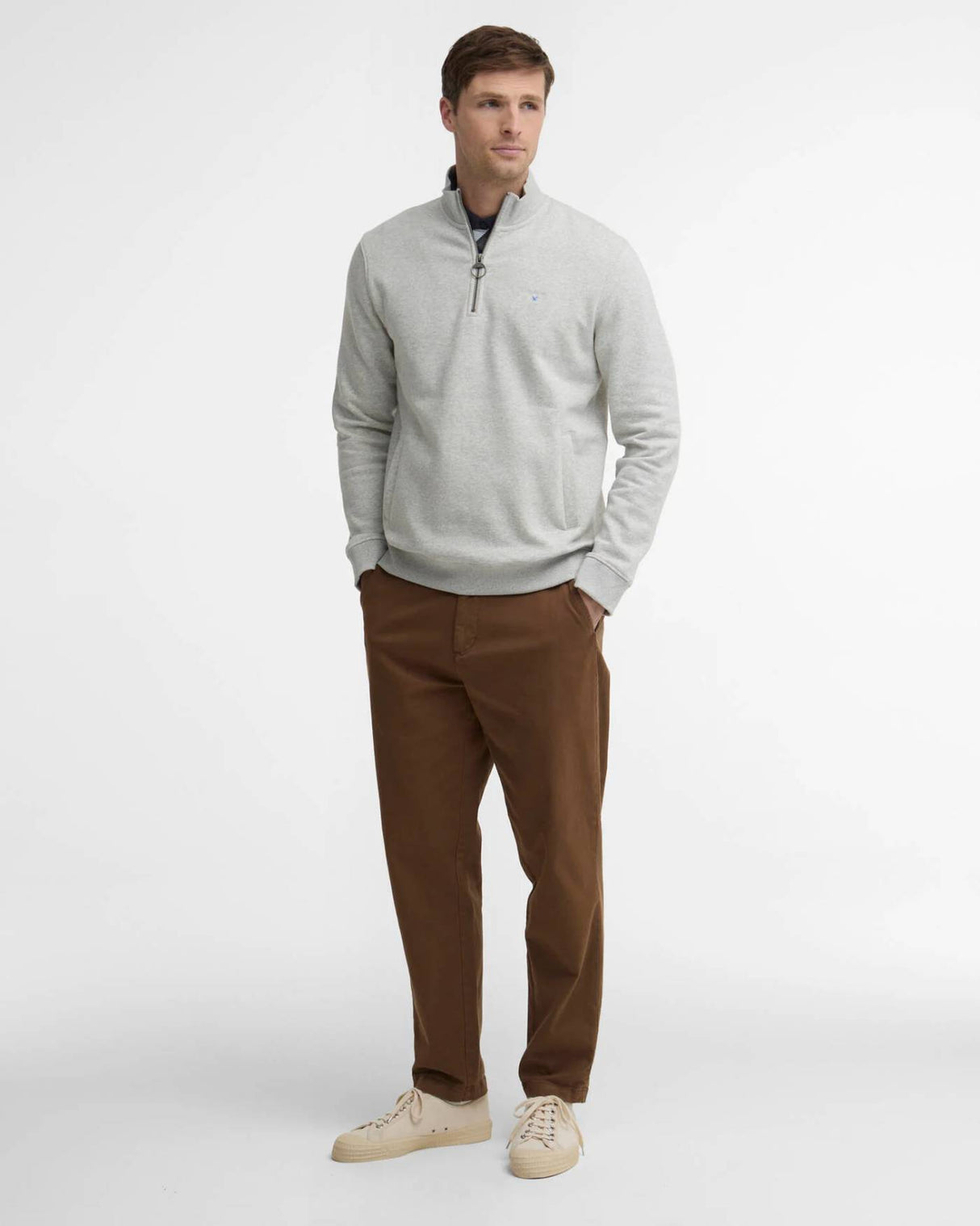 Barbour Stretch Cord Tailored Fløjlsbuks - Herre - Dark Sand