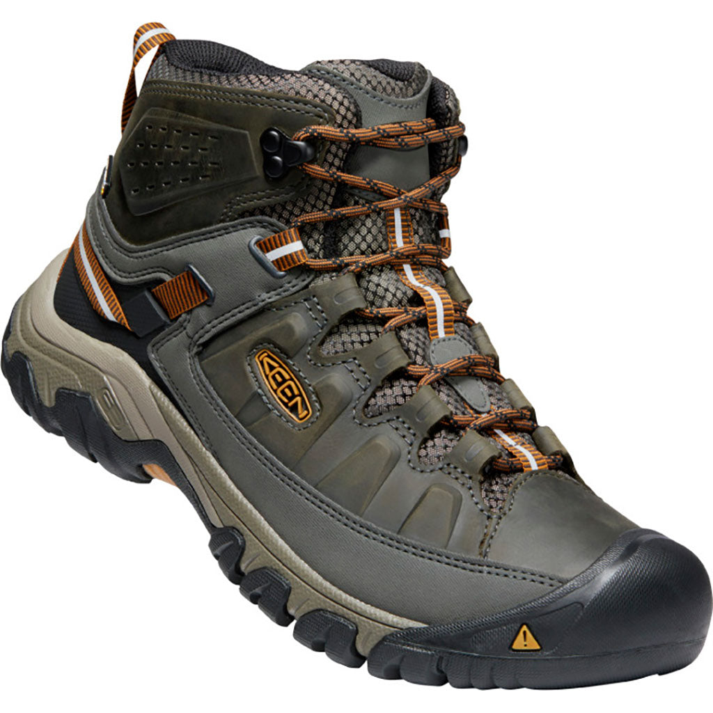 Keen Targhee III MID WP Vandrestøvle - Herrestøvler - Black Olive-Golden Brown