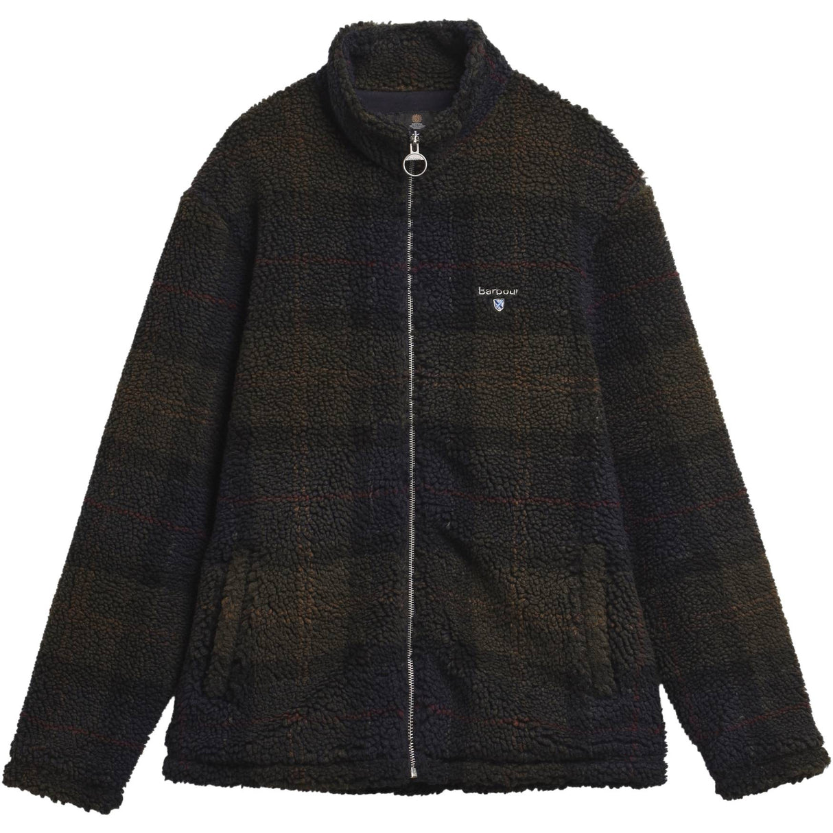 Barbour Tartan Sherpa Fleece - Herre - Shadow Classic Tartan