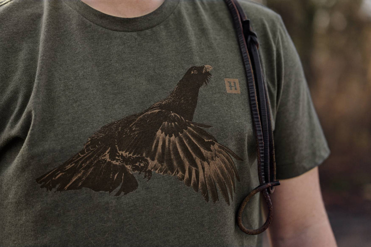 Härkila Topp S/S T-Shirt - Forest Night  Grouse
