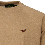 Laksen True Pheasant Logo Sweatshirt - Herre - Camel