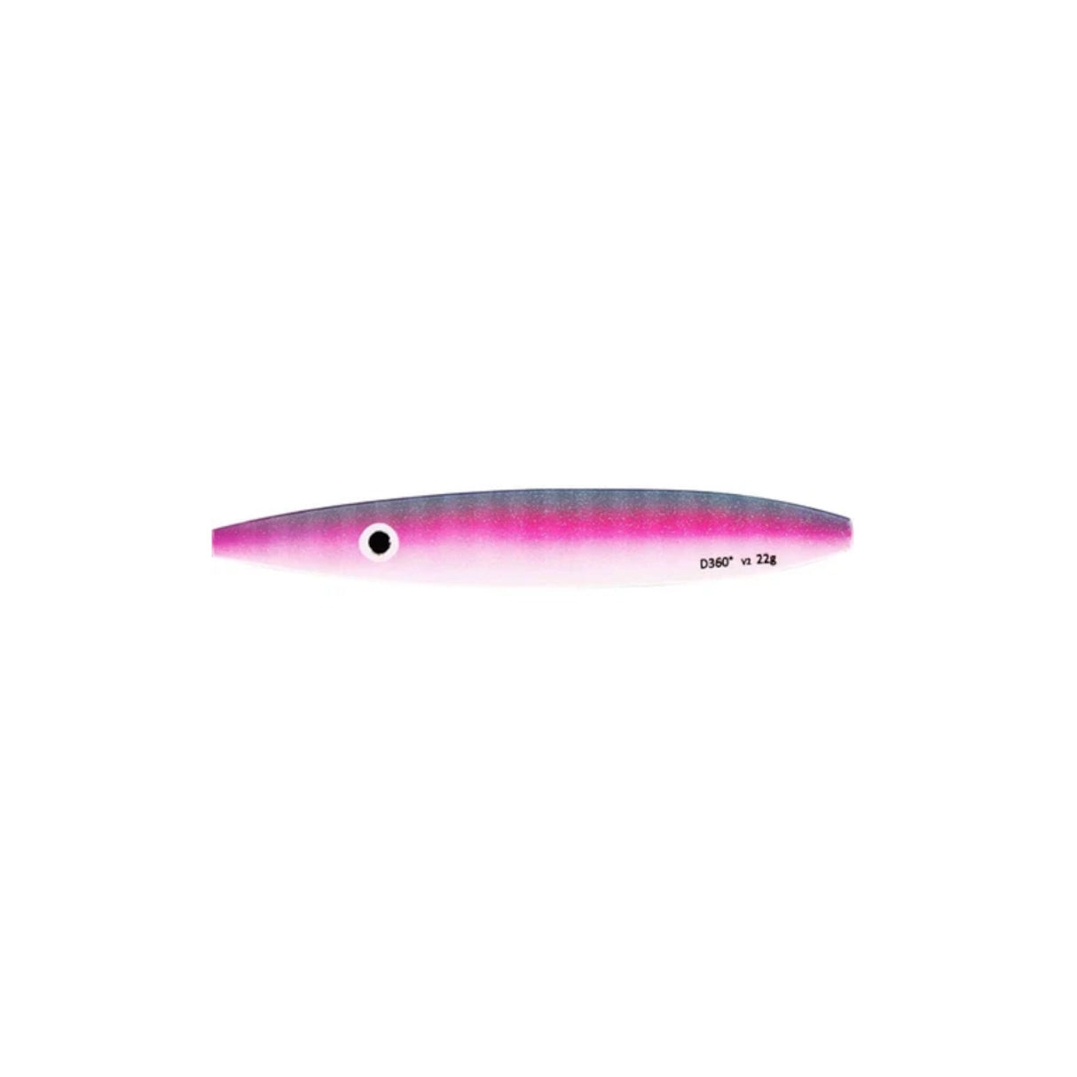 Westin D360 V2 Gennemløbsblink - UV Striped Pink