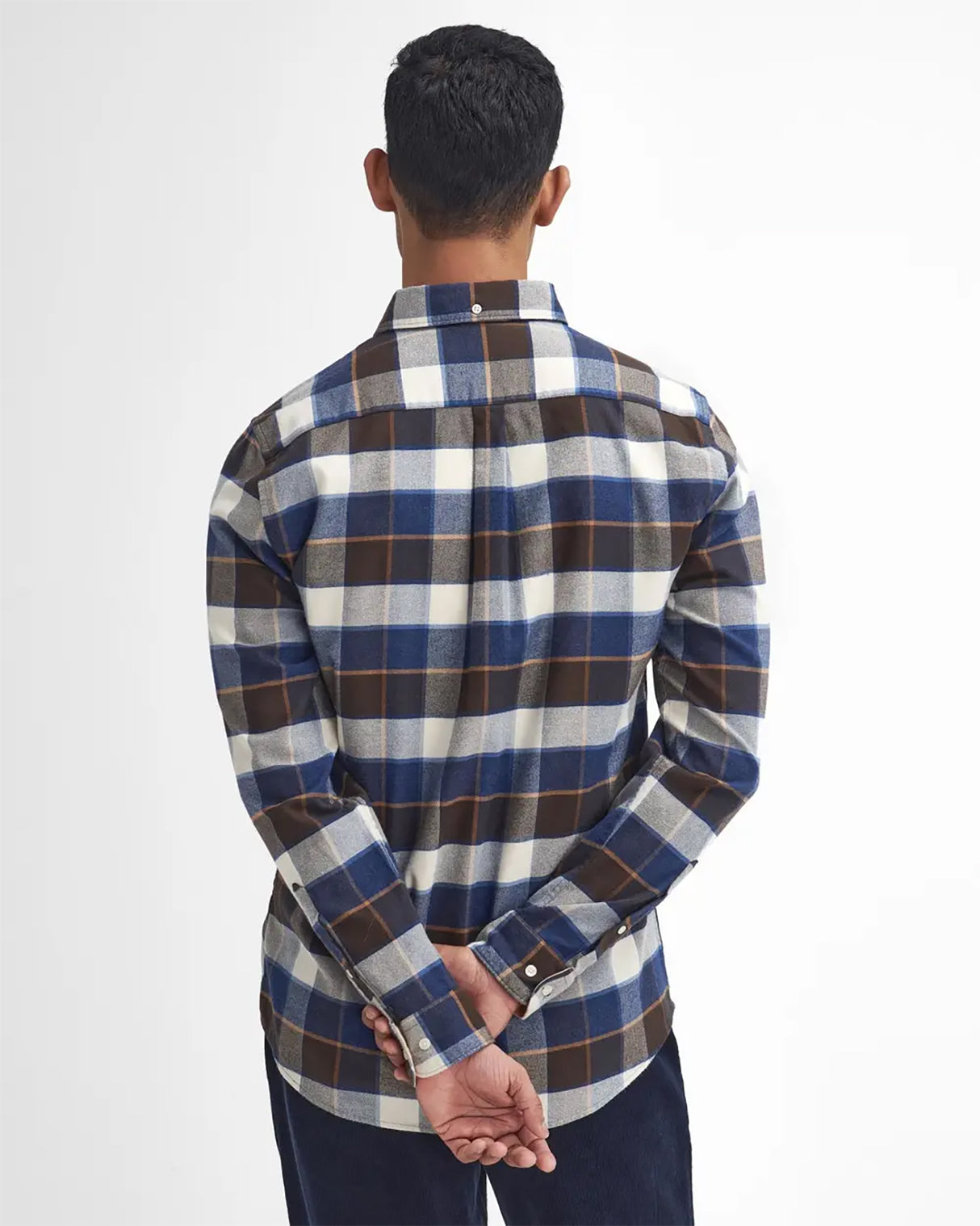 Barbour Valley Tailored Shirt - Herreskjorte - Ecru