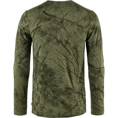 Fjällräven Värmland Wool LS - Herre - Green Camo