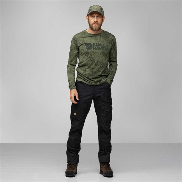 Fjällräven Värmland Wool LS - Herre - Green Camo