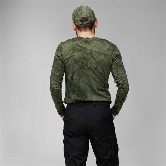 Fjällräven Värmland Wool LS - Herre - Green Camo