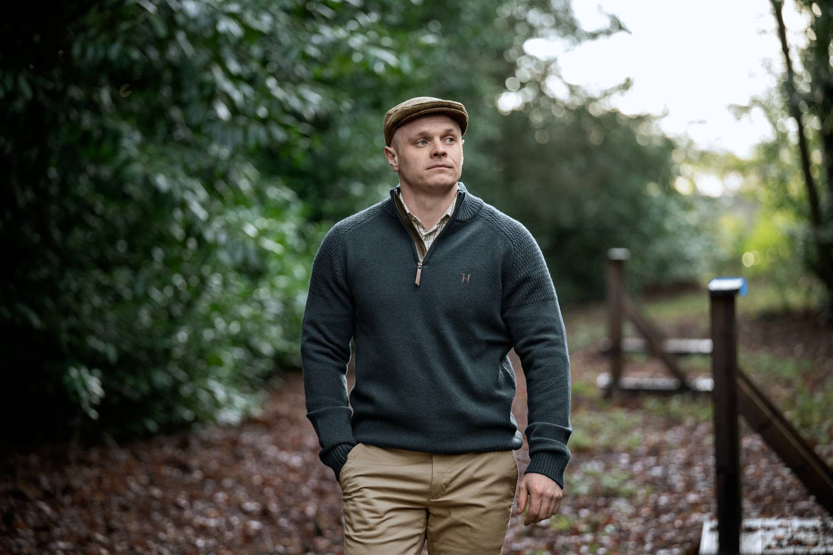 Härkila Vincent Merino Half Zip Pullover Herre - Dark Navy