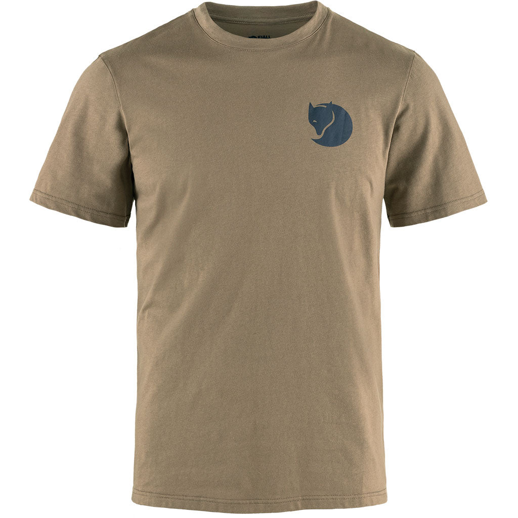 Fjällräven Walk With Nature T-Shirt M - Herre - Suede Brown