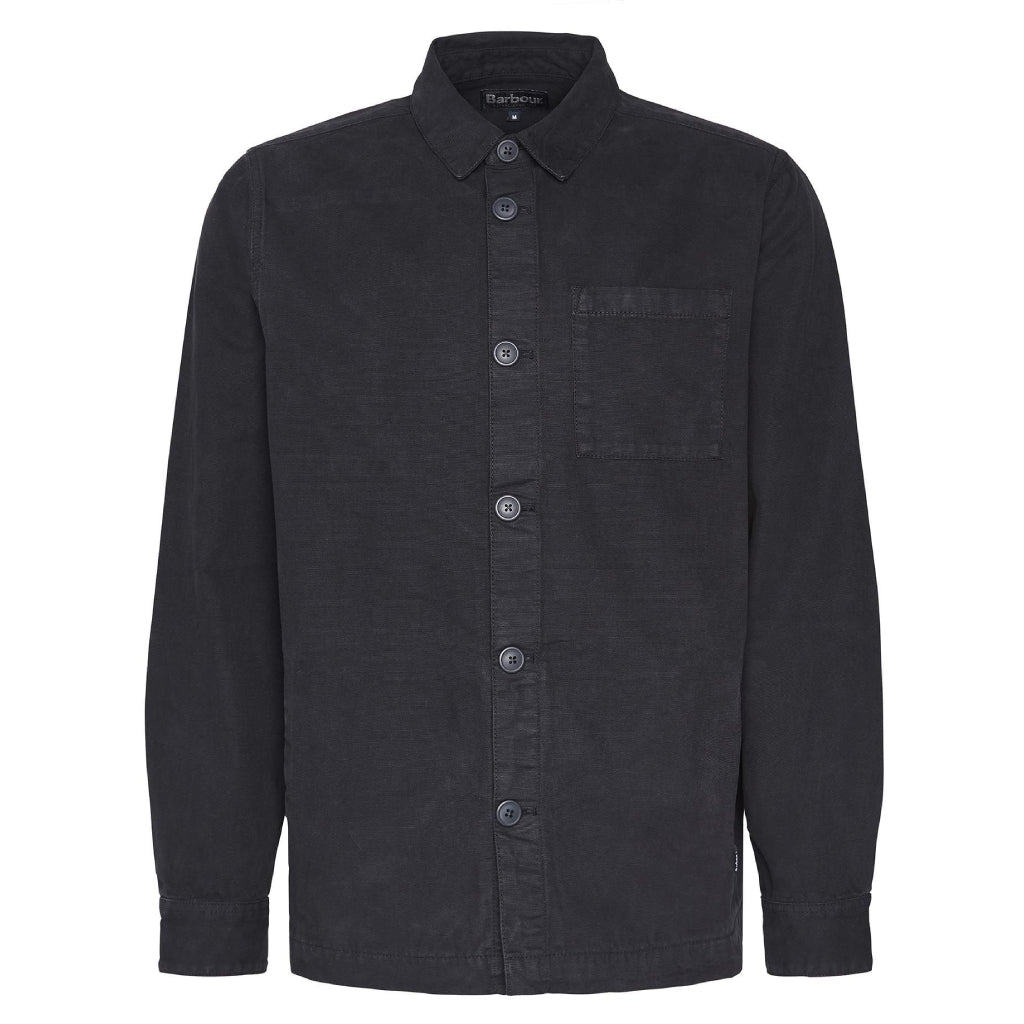 Barbour Washed Overshirt - Herreskjorte - Navy