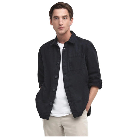 Barbour Washed Overshirt - Herreskjorte - Navy