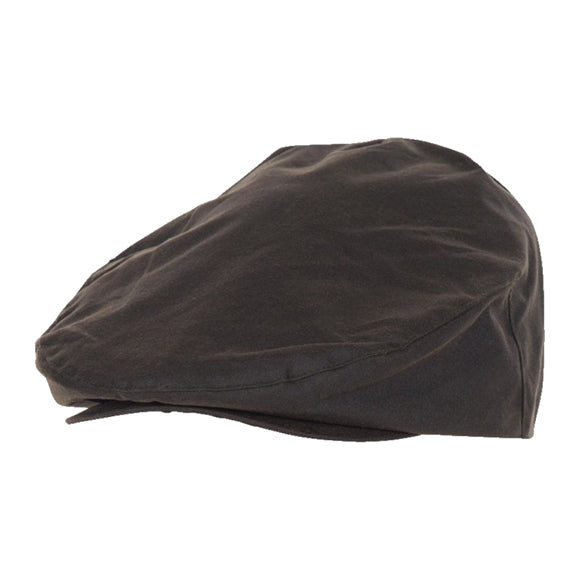 Barbour Wax Flat Cap - Unisex kasket - Olive