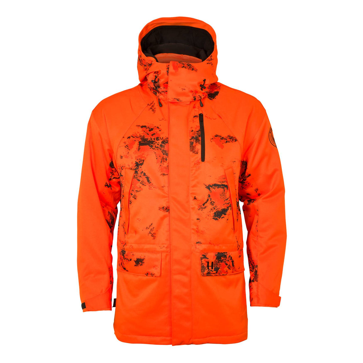 Härkila Wildboar Pro Blaze camo HWS Isoleret Jakke - Herre - AXIS MSP®CE Orange