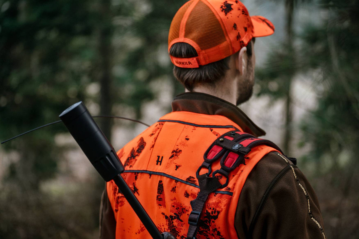 Härkila Wildboar Pro Blaze Camo Waistcoat Herre - AXIS MSP®CE  Orange