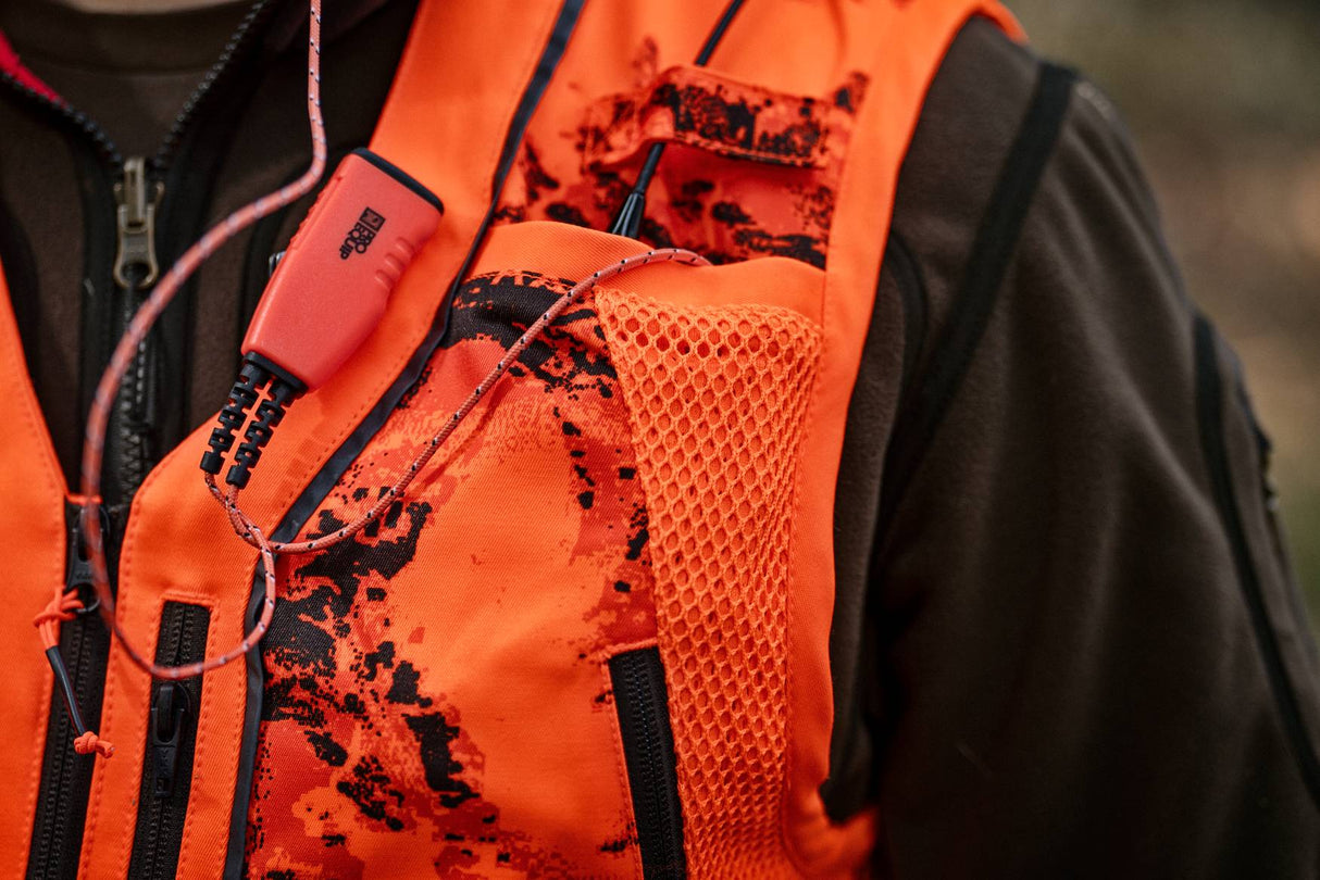 Härkila Wildboar Pro Blaze Camo Waistcoat Herre - AXIS MSP®CE  Orange