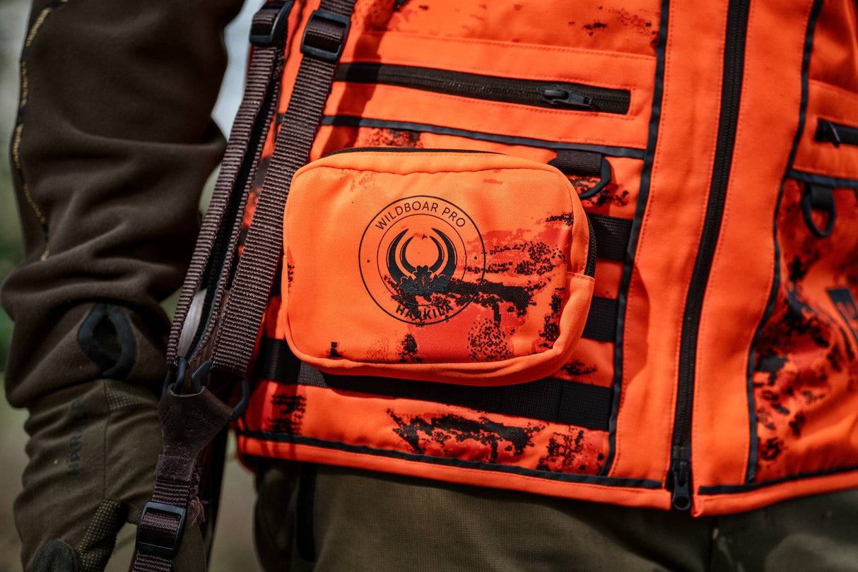 Härkila Wildboar Pro Blaze Camo Waistcoat Herre - AXIS MSP®CE  Orange