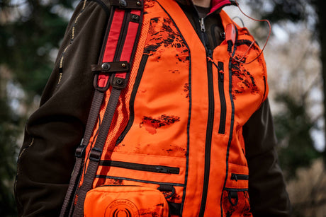 Härkila Wildboar Pro Blaze Camo Waistcoat Herre - AXIS MSP®CE  Orange