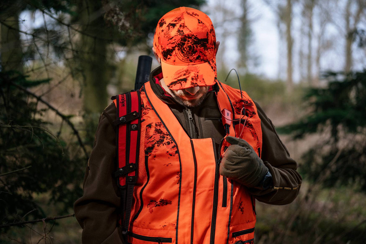 Härkila Wildboar Pro Blaze Camo Waistcoat Herre - AXIS MSP®CE  Orange