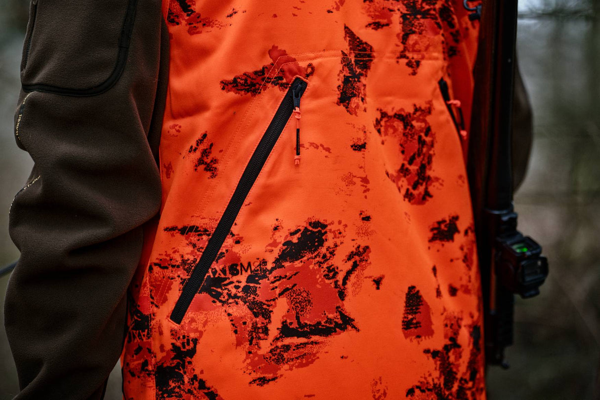 Härkila Wildboar Pro Blaze Camo Waistcoat Herre - AXIS MSP®CE  Orange