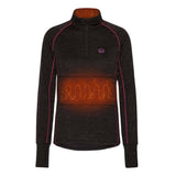HappyHot Yukon ½-zip Varmeundertrøje - Dame - Sort